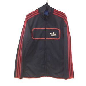 Adidas‎ Street Diver Firebird Tracktop TT Jacket Zip Up Navy red Men's Size XL